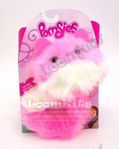 Интерактивная игрушка котенок Pomsies «Розовый» фото 2
