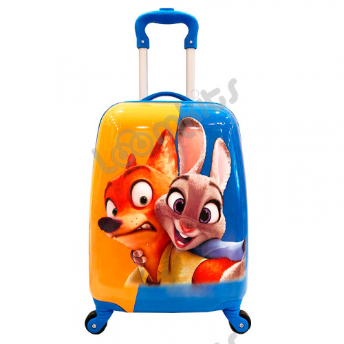 Детский чемодан на колесиках "Зверополис "