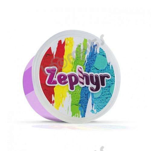 Кинетический пластилин Лепа "Zephyr" фиолетовый (0,150 кг в банке) фото 2