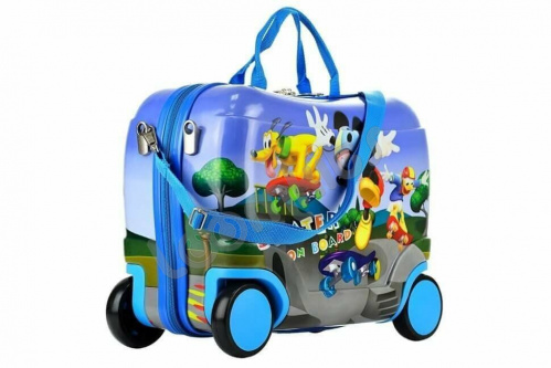 Детский чемодан каталка для мальчика Микки Маус 06 фото 3