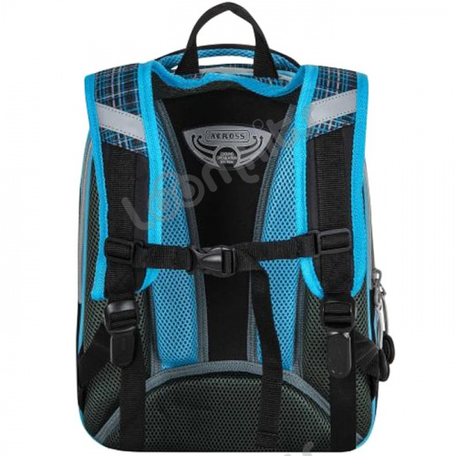 Школьный рюкзак Across ACR18-178 Скоростная машинка (черно-голубой) фото 9