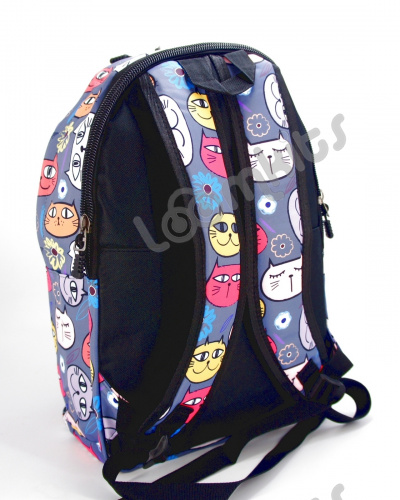 Рюкзак для девочки школьный "Летние Котики", размер L фото 5