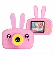 Детский цифровой фотоаппарат Зайка (розовый)