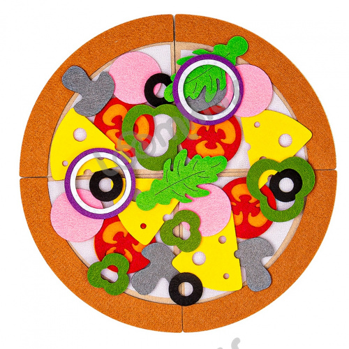Игровой набор из фетра "Пицца" фото 4