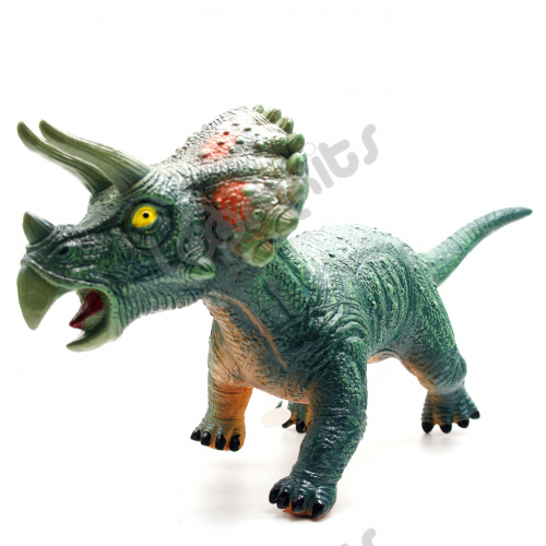 Фигурка динозавра Трицератопс 55 см фото 7
