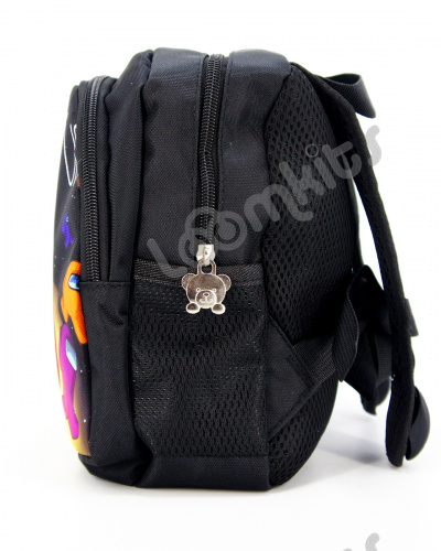 Рюкзак дошкольный Among Us (Амонг Ас), подростковый для мальчика и девочки, черный, размер S фото 5