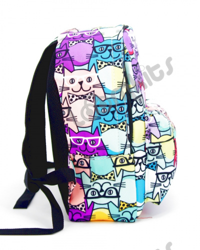 Рюкзак для девочки дошкольный "Котики в очках", размер S фото 4