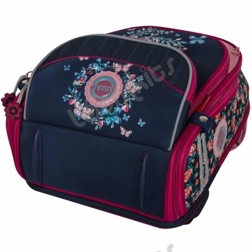 Школьный рюкзак Across ACR18-178 Сине-розовый (цветы) фото 9