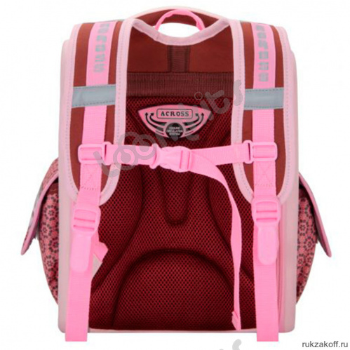 Школьный рюкзак Across ACR19-195 Розы (розовый) фото 3