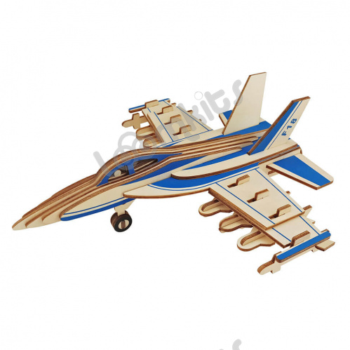 Конструктор деревянный - Самолет F18