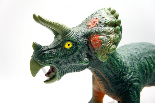 Фигурка динозавра Трицератопс 55 см фото 6