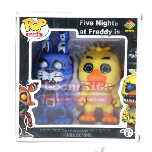 Фигурки "Чика и кошмарный Бони" 8 см- Five Nights at Freddy`s фото 2