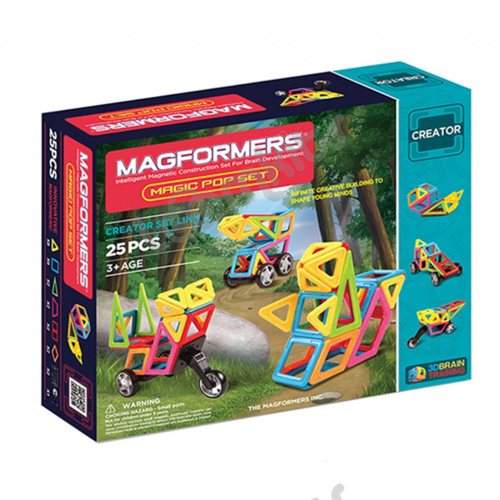 Магнитный конструктор Magformers Magic Pop Set (25 дет) фото 2