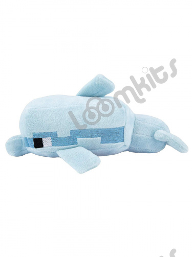 Мягкая игрушка Майнкрафт Дельфин, Minecraft Happy Explorer Dolphin 22см