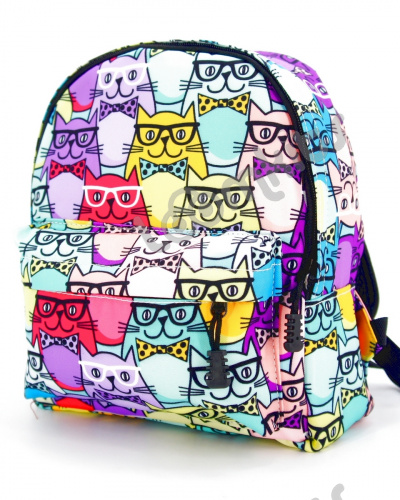 Рюкзак для девочки дошкольный "Котики в очках", размер S фото 3