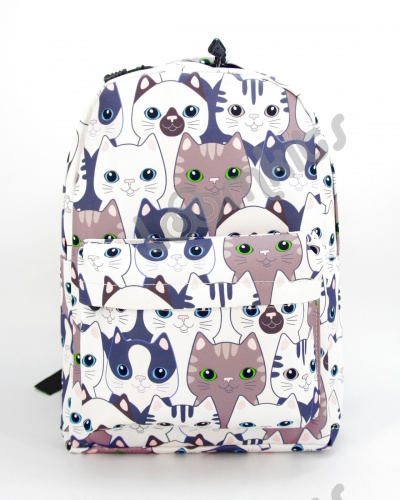 Рюкзак для девочки школьный "Котятки", размер M фото 2