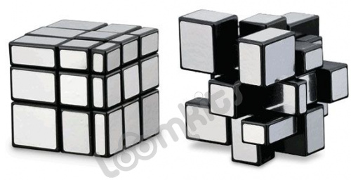 Зеркальный Кубик 3x3x3 непропорциональный (серебряный) фото 3