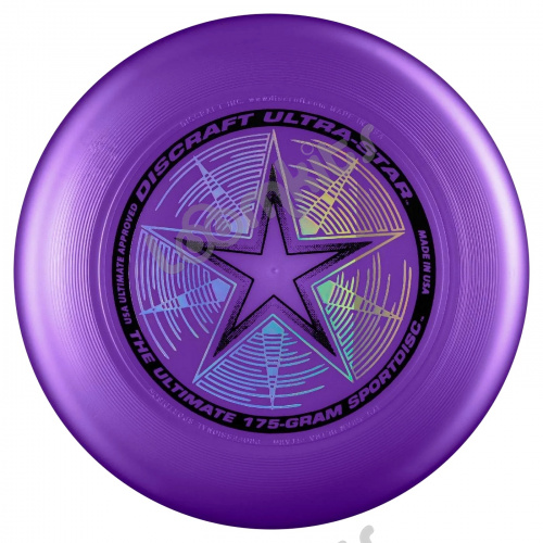 Диск Фрисби Discraft Ultra-Star фиолетовый (175 гр.) фото 2
