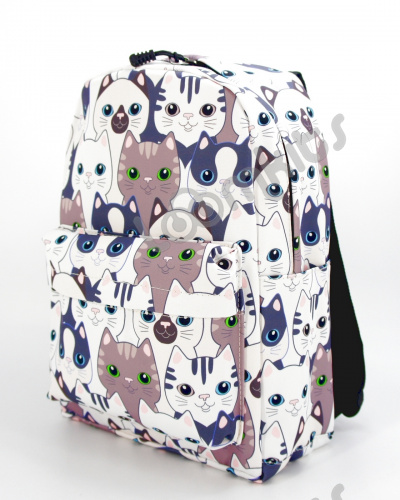 Рюкзак для девочки школьный "Котятки", размер M фото 5