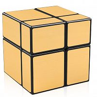 Головоломка Fanxin Зеркальный Кубик 2x2x2 непропорциональный (Mirror Cube 2x2x2) золотой