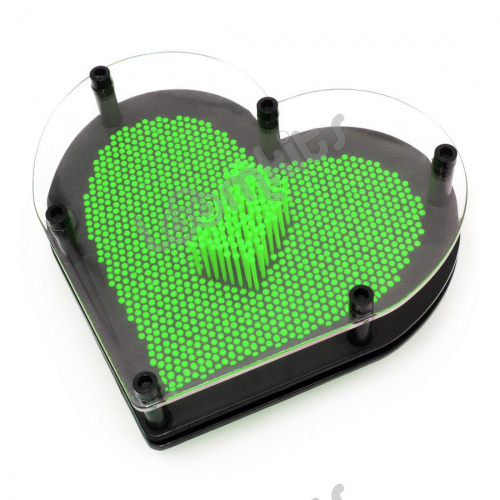 Экспресс-скульптор "Pinart" Сердце, Стандарт, Размер M 18х18 см, зеленый фото 4
