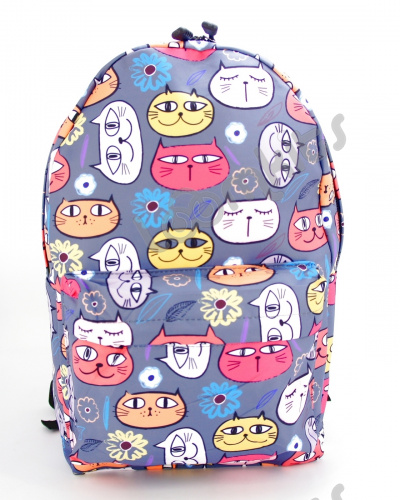 Рюкзак для девочки школьный "Летние Котики", размер L фото 2