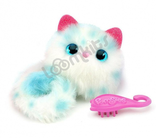 Интерактивная игрушка котенок Pomsies «Снежок» фото 4