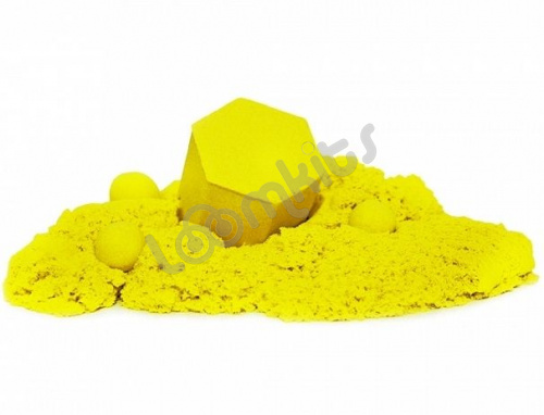 Кинетический пластилин Лепа "Zephyr" желтый 0,3 кг (Дой-пак) фото 4