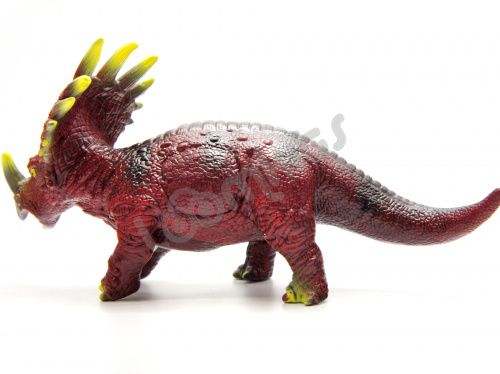 Игрушка динозавр Трицератопс 25 см фото 3