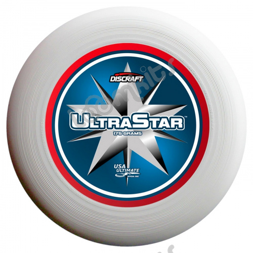 Диск Фрисби Discraft Ultra-Star полноцветный белый (175 гр.) фото 2