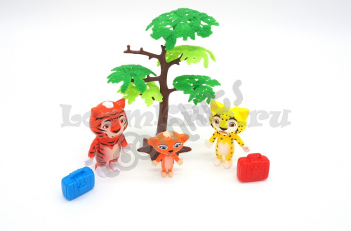 Игровой набор "Лео и Тиг" 3 героя с аксессуарами и Дерево фото 4