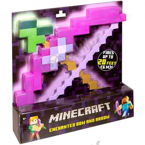 Улучшенный лук со стрелой Майнкрафт (Minecraft) 35 см фото 2