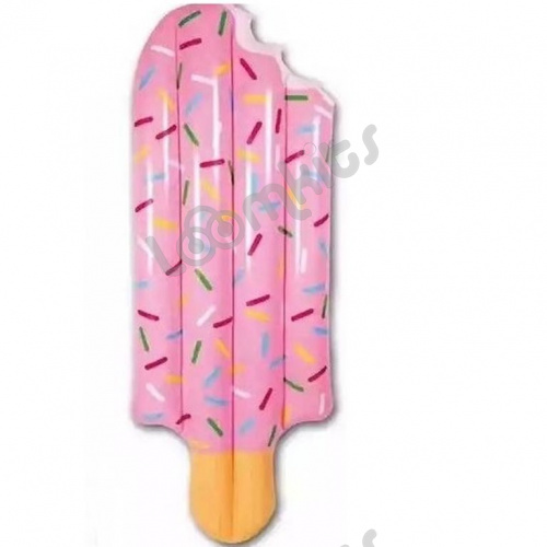 Надувной матрас "Мороженое", розовый