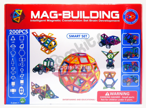 Магнитный конструктор Mag-Building GB-W200 Smart Set