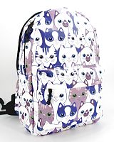 Рюкзак для девочки школьный "Котятки", размер L