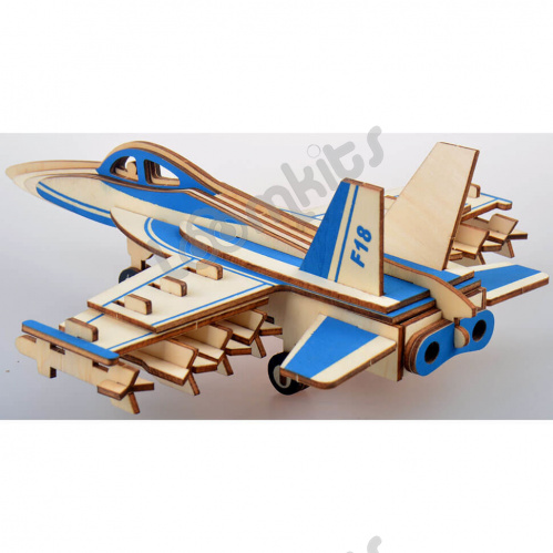 Конструктор деревянный - Самолет F18 фото 4