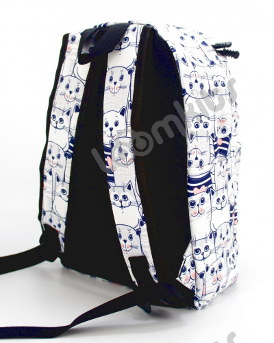 Рюкзак для девочки школьный "Котятки морячки", размер M фото 3