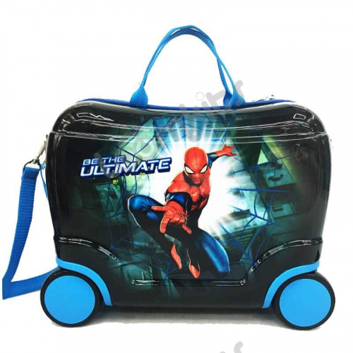 Детский чемодан каталка для мальчика Человек паук 010 фото 2