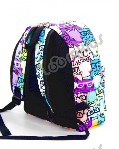 Рюкзак для девочки дошкольный "Котики в очках", размер S фото 5