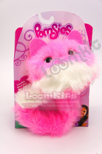 Интерактивная игрушка котенок Pomsies «Розовый»