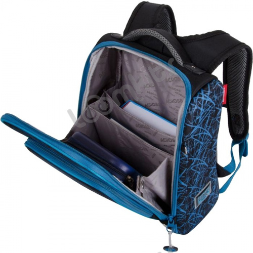 Школьный рюкзак Across ACR19-HK Гоночная машина (синий) фото 5