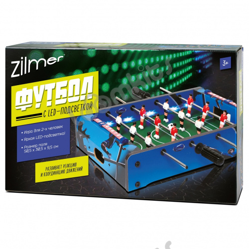 Настольная игра Zilmer "Футбол" (50,5х30,5х8,5 см, свет. эфф.)