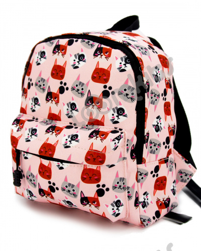 Рюкзак детский для девочки "Рыжие коты", размер S фото 2