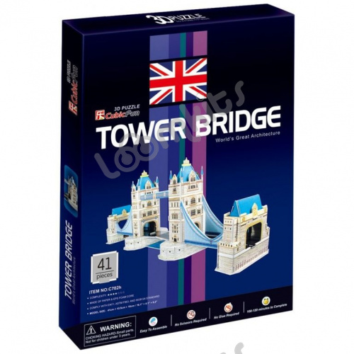 3D-пазл CubicFun Тауэрский мост (Великобритания) (серия Мини) фото 5