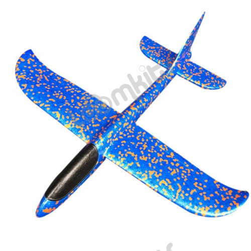 Метательный самолет 48 см - Синий фото 4