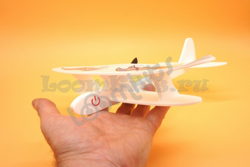 Пенопластовый самолет с пропеллером на аккумуляторе фото 9