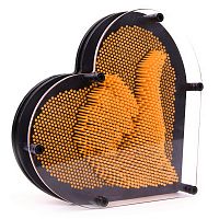 Экспресс-скульптор "Pinart" Сердце, Макси, Размер L 21х20 см, желтый