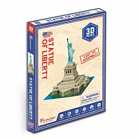 3D пазл Cubic Fun Мини-серия Статуя Свободы, 31 деталь