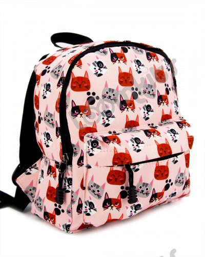 Рюкзак детский для девочки "Рыжие коты", размер S фото 4