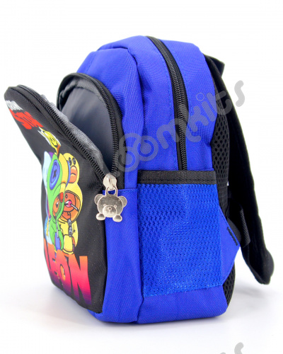 Рюкзак дошкольный Brawl Stars (Бравл Старс), подростковый для мальчика и девочки, голубой, размер S фото 4